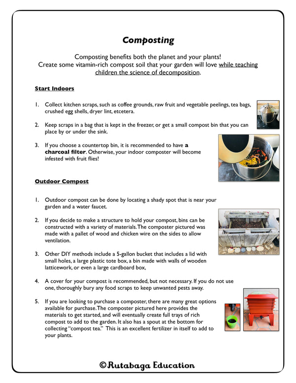 A page from the book that talks about Composting.