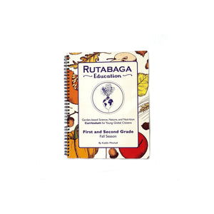 The First and Second Grade Fall Rutabaga Education book on a white background.