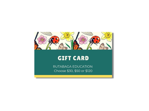 An image of the Rutabaga Gift Card.