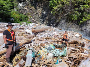 Legacy Plastic rope and net cleanup.