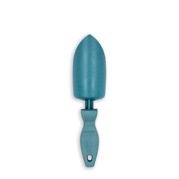 The back side of the Rutabaga Garden Tool trowel on a white background.
