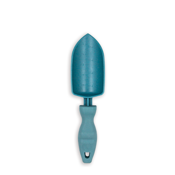 The front side of a Rutabaga Garden Tool trowel on a white background. 