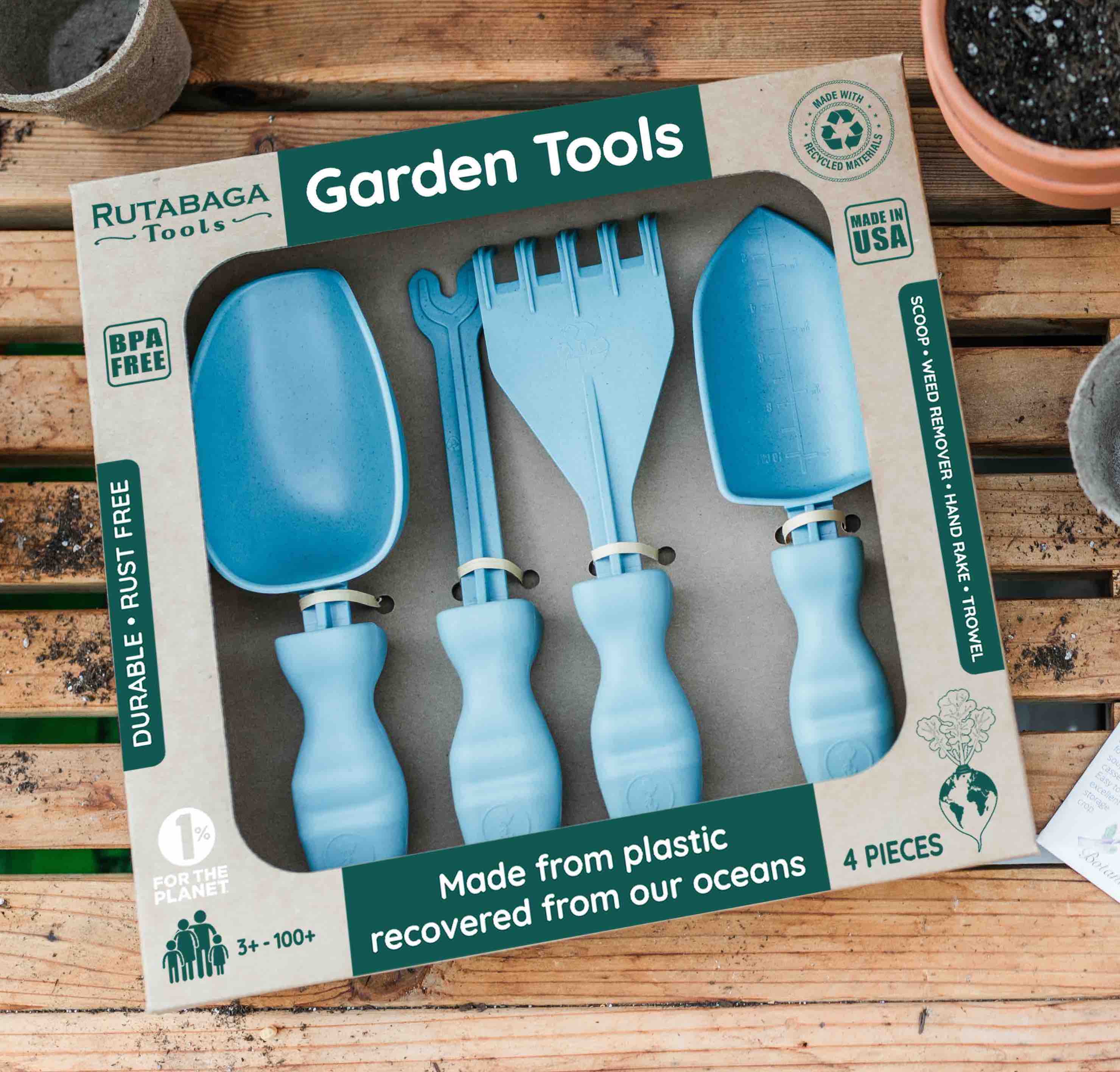 4 piece garden tool set Kids' 4-Pack Garden Tools